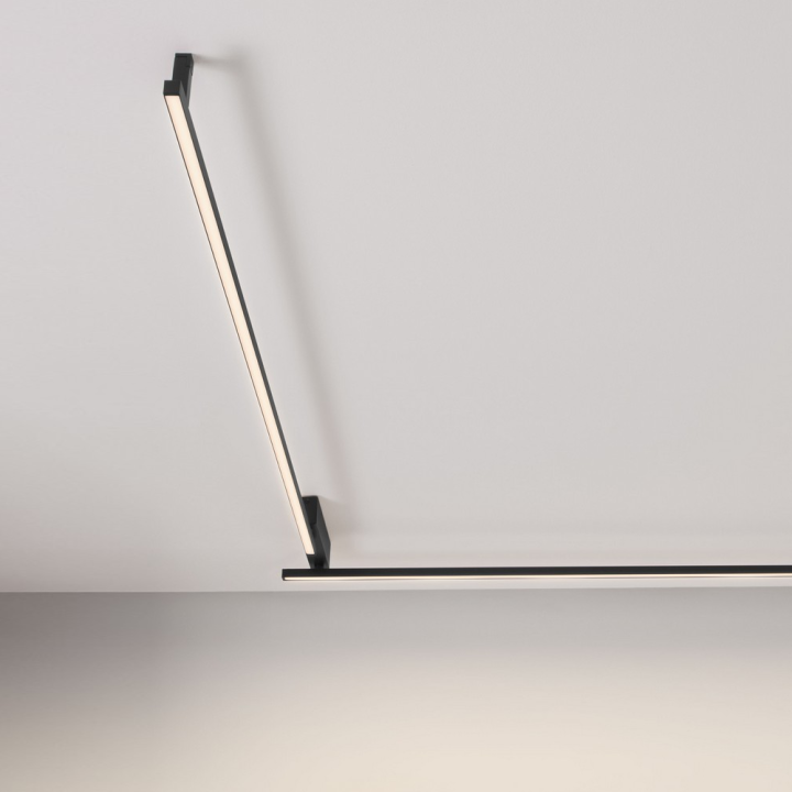 LUCES FORNA LE46040/1 regulowana lampa sufitowa LED 3000K biała czarna