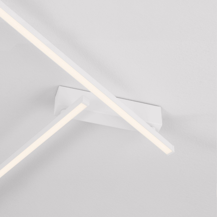 LUCES FORNA LE46040/1 adjustable LED ceiling light, 3000K, white/black