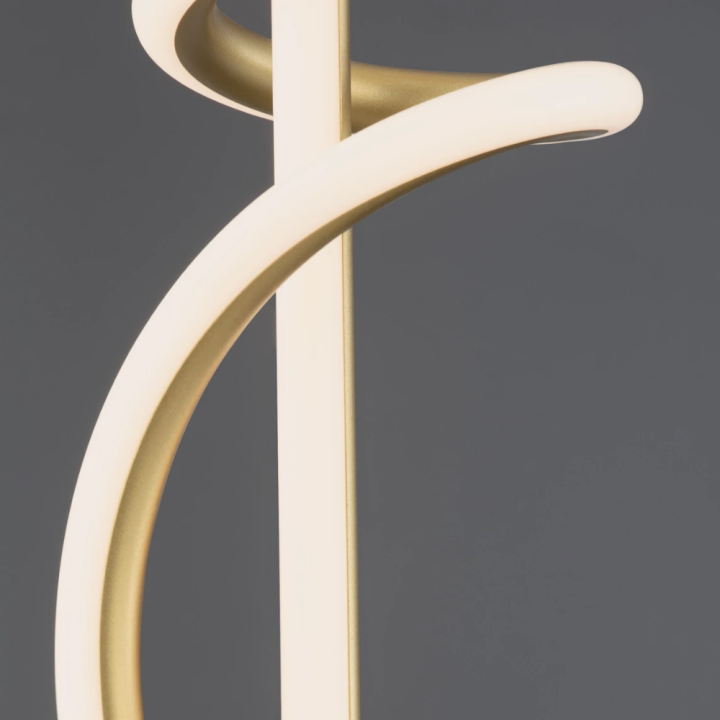 LUCES ALMAZAN LE45799 gold LED pendant lamp &ndash; elegant, slender fixture