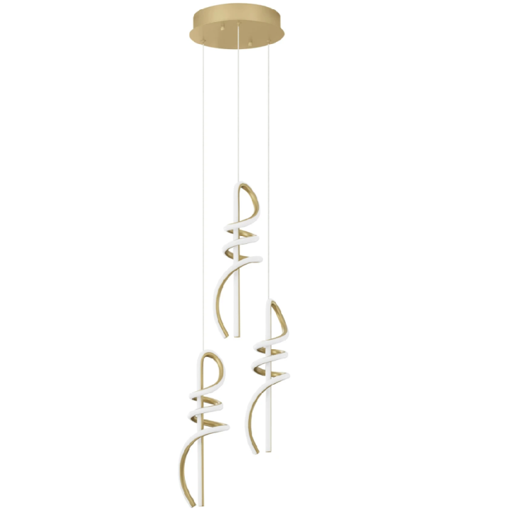 LUCES ALMAZAN LE45800 gold LED pendant lamp 54W 3000K a stylish accent