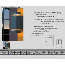 JANNIK 2 kinkiet zewnętrzny LED IP44