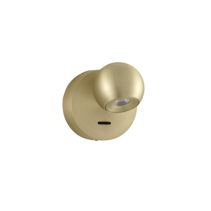 LUCES PUCARANI LE46135 gold adjustable 6W 3000K LED wall lamp