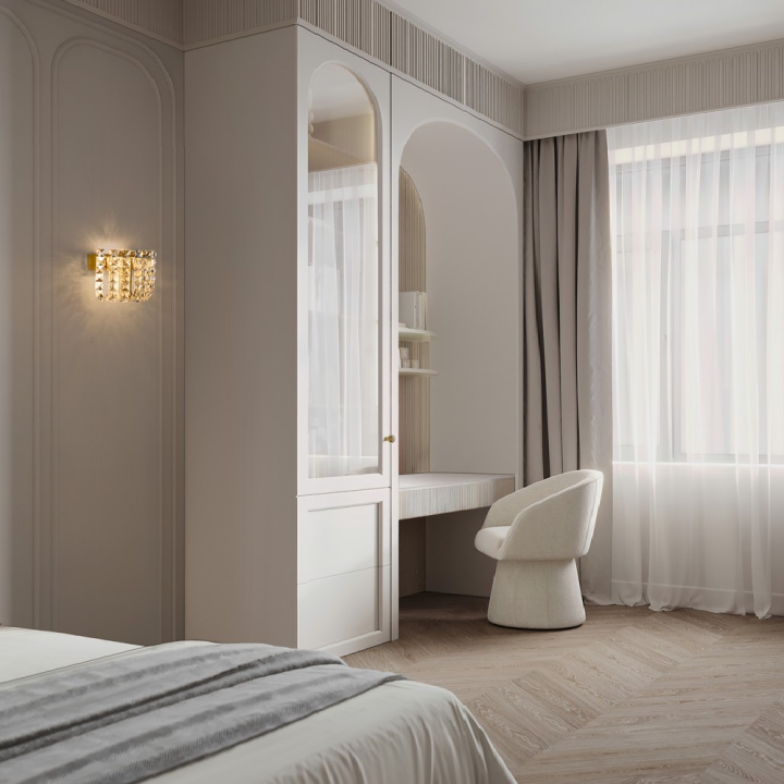 LUCES ARONA LE45856/9 kryształowy kinkiet LED 12W 3500K chrom lub złoty