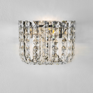 LUCES ARONA LE45856/9 crystal LED wall light 12W 3500K chrome or gold