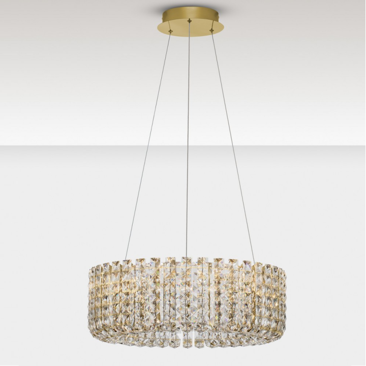 LUCES ARONA LE45854/7 LED crystal pendant light, 3500K, 2 colors