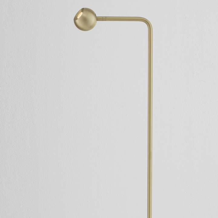 LUCES PUCARANI LE46134 regulowana złota lampa podłogowa LED