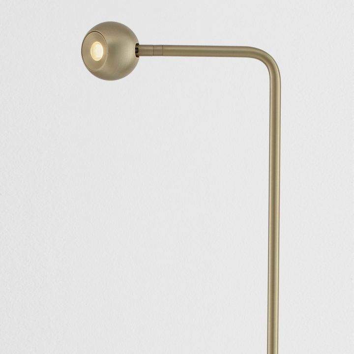LUCES PUCARANI LE46134 regulowana złota lampa podłogowa LED