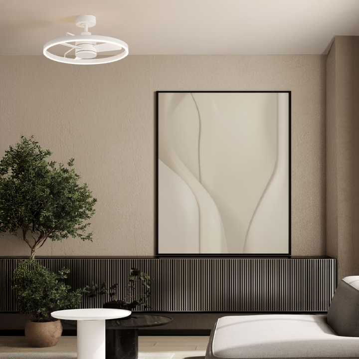 LUCES ALGINET LE45791/2 LED ceiling light with fan and CCT function