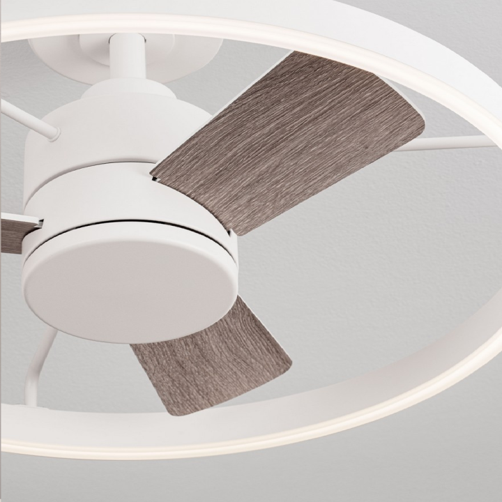 LUCES ALGINET LE45791/2 lampa sufitowa LED z funkcją wentylatora CCT