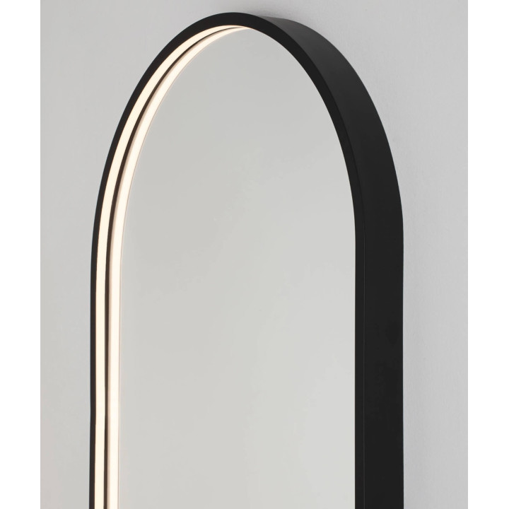LUCES ZELVA lustro łazienkowe LED 50x80 cm 36W 3000K IP44 czarne