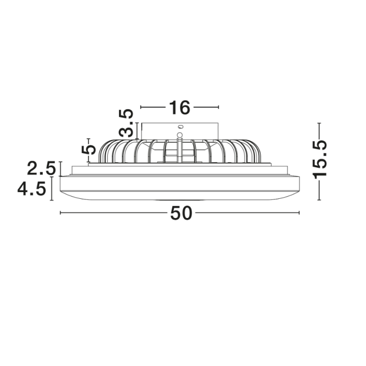 LUCES ALHAMA LE45793 LED ceiling lamp with CCT