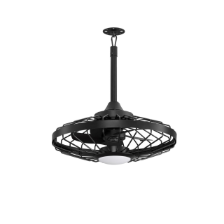 LUCES BENASAL LE45943 pendant fan with LED, adjustable CCT, and IP44