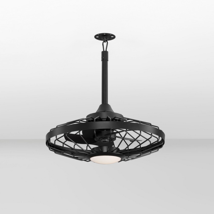 LUCES BENASAL LE45943 wiszący wentylator z LED regulacją CCT IP44