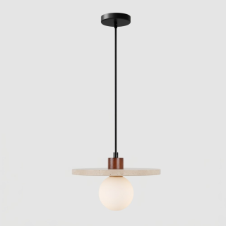 MAXlight Lando P0650 lampa wisząca z kamienia naturalnego żar&oacute;wka G9