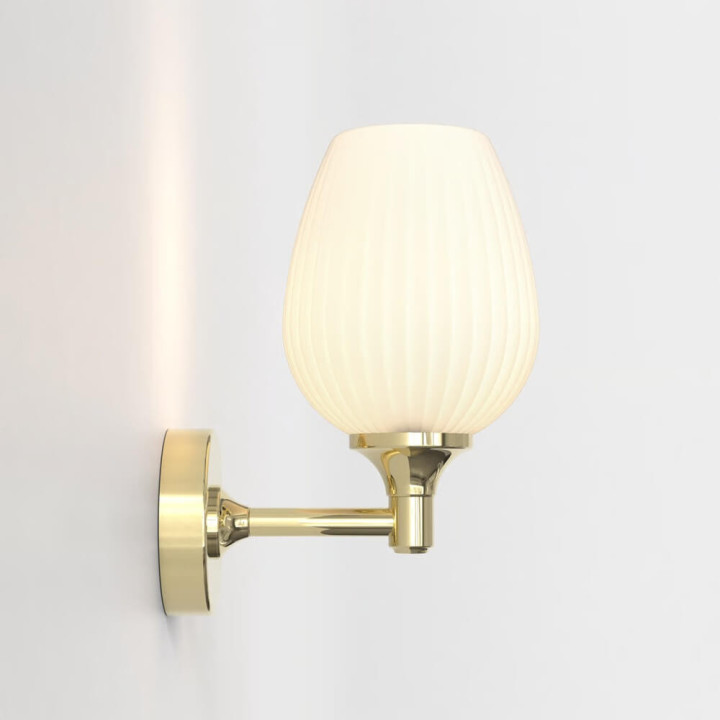 ASTRO LIBERTY WALL 1485001/2/3 tulip-shaped glass bathroom wall light