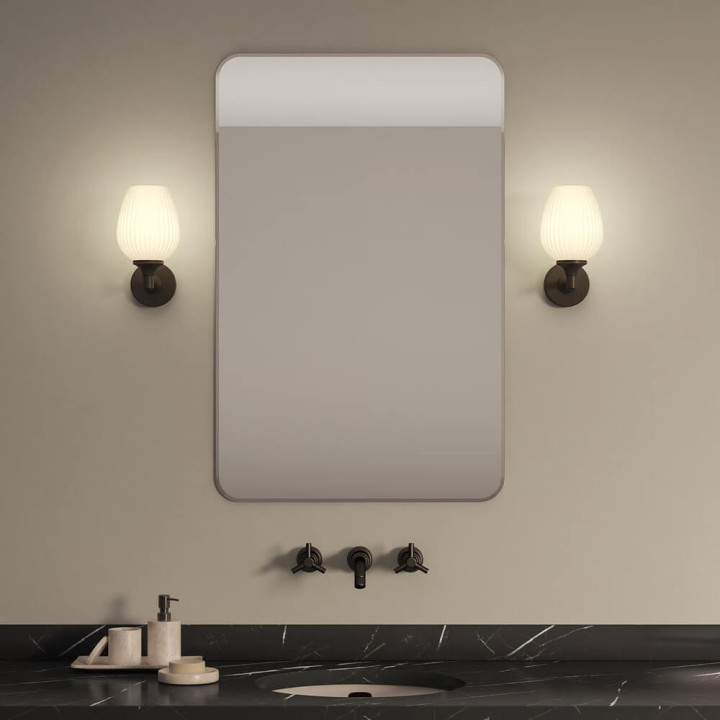 ASTRO LIBERTY WALL 1485001/2/3 tulip-shaped glass bathroom wall light
