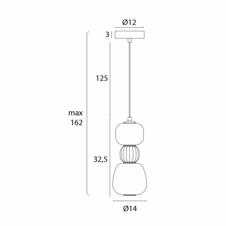 MAXlight Modern P0627/8/9 LED pendant lamp 12W style and functionality