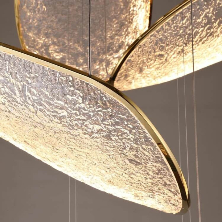 MAXlight Empire P0636/7D LED pendant lamp 17W 3000K chrome, gold