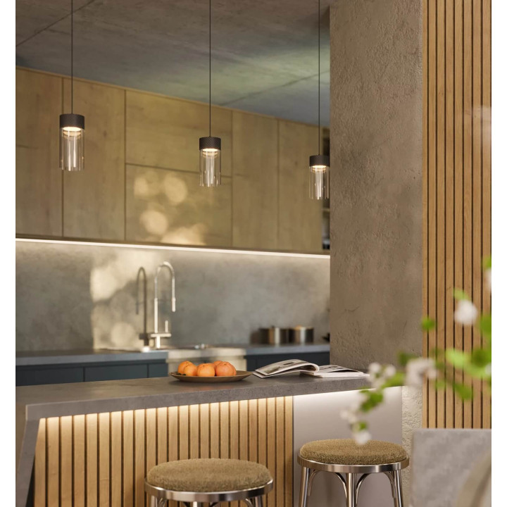 MAXlight Fusion P0639/40/6 LED pendant lamp 7W white, black, gray