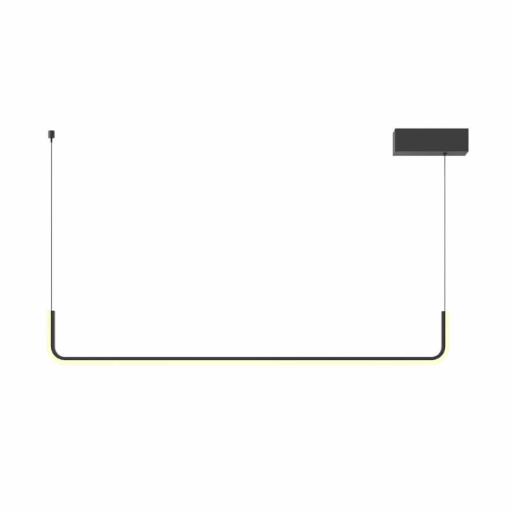 MAXlight Urus P0644 hanging lamp 90cm LED 17W black modern