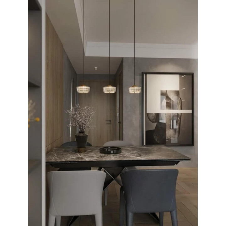 MAXlight Lipari III P0545 potr&oacute;jna lampa wisząca LED 22W złoto