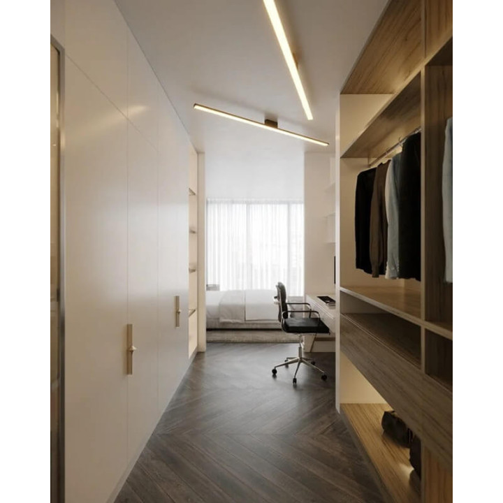 MAXlight Tampa C0241/2/3/4 LED wall lamp 3000K aluminum black IP44