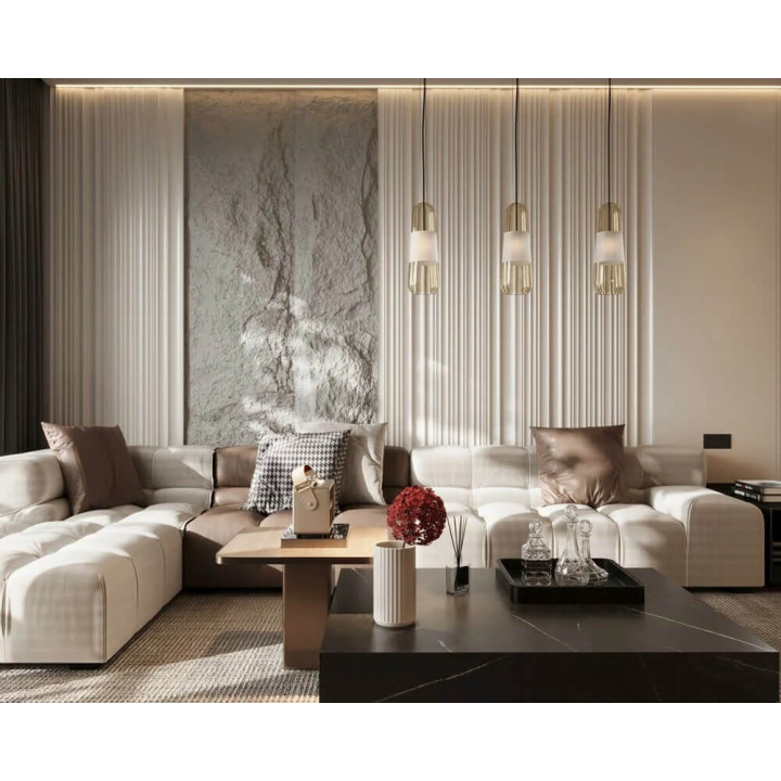 MAXLIGHT Mauri P0588/9/90 hanging lamp E14 black, metal and glass
