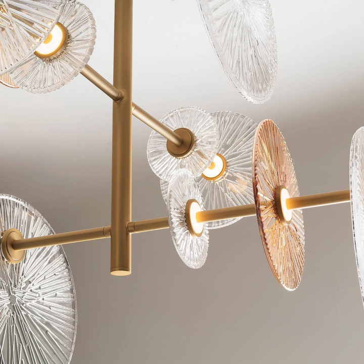 Maxlight Allure P0541 fashionable lamp with glass shades LED 3000K
