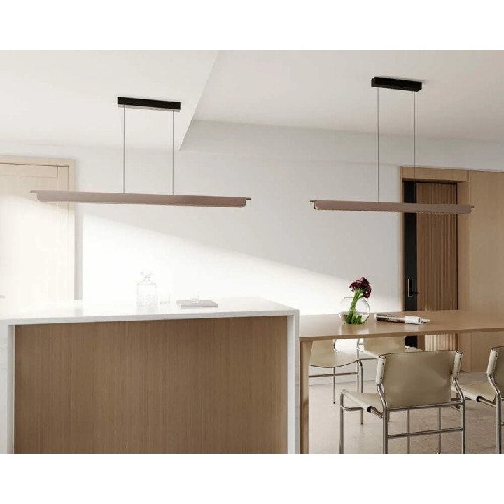 MAXLIGHT Jo-Jo P0596/7 lampa wisząca LED 40W metal czarny+ złoty/szary