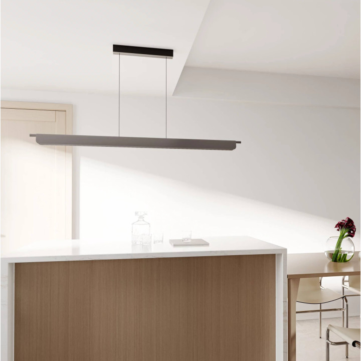 MAXLIGHT Jo-Jo P0596/7 lampa wisząca LED 40W metal czarny+ złoty/szary
