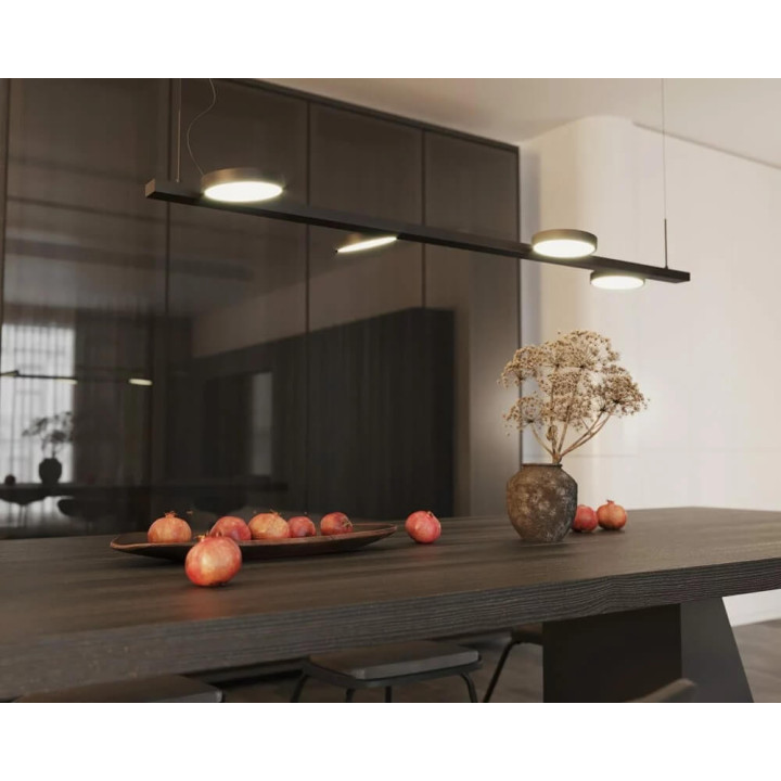 MAXLIGHT Ibiza IV P0529 LED hanging lamp 4x8W black 3-year warranty