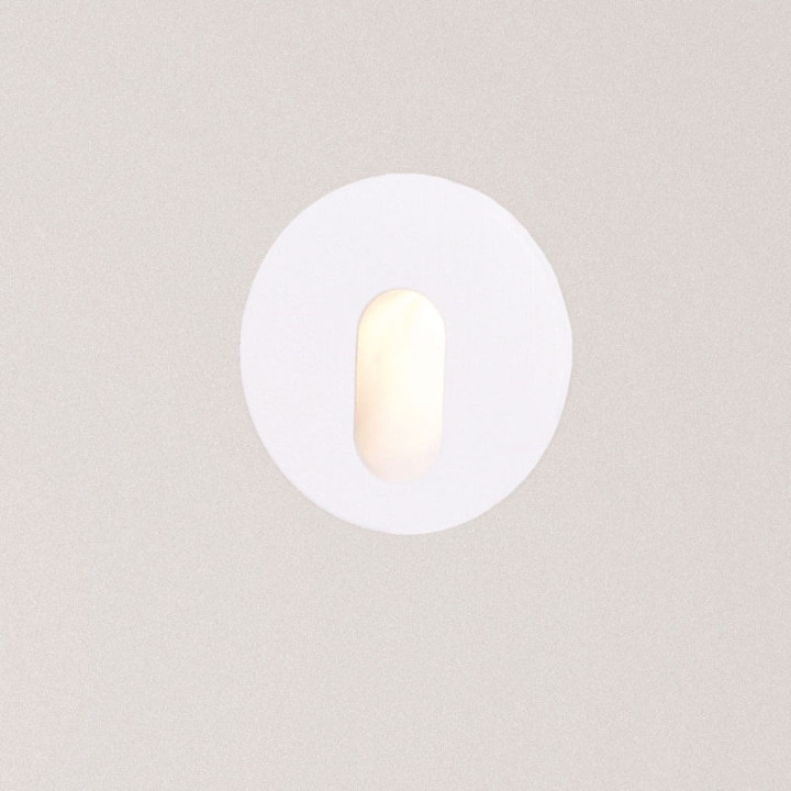 ELKIM LESEL 002XL LED step light 1W white or black 75mm for 60mm box