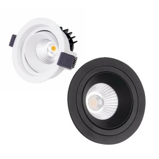 MAXLIGHT HIDEN H0109, H0110 podtynkowa ruchoma oprawa LED 10W 3000K