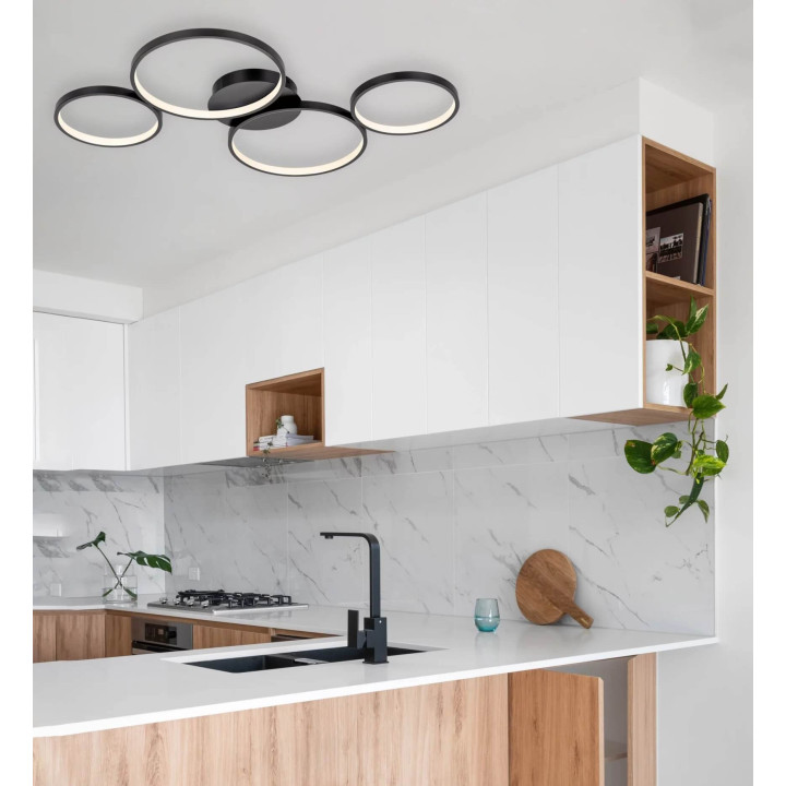 Maxlight VELVET C0200 CEILING ceiling lamp with three rings IP20