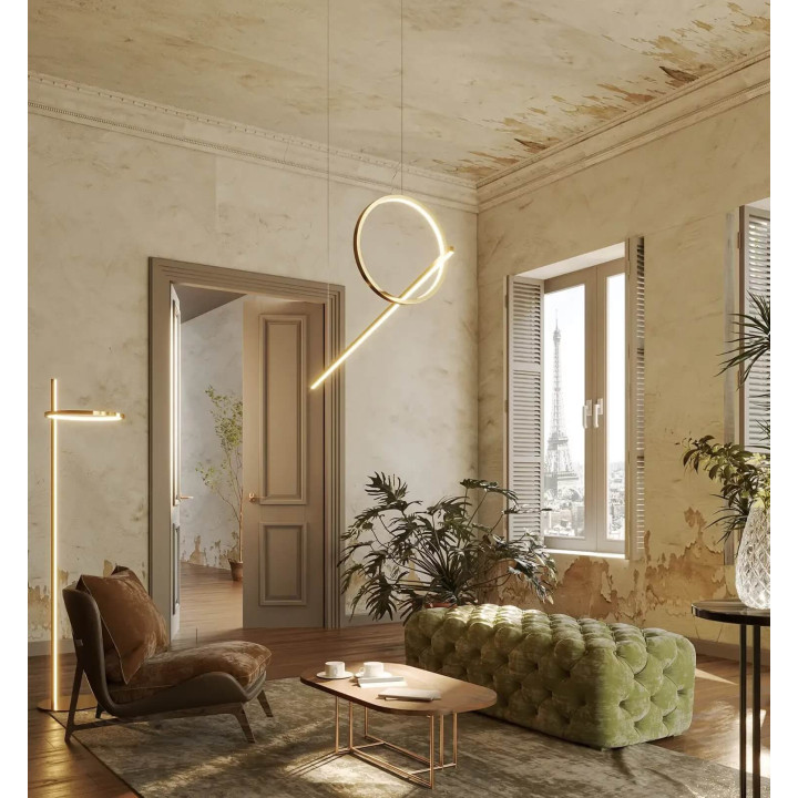 MAXlight LOZANNA P0390 pendant lamp gold