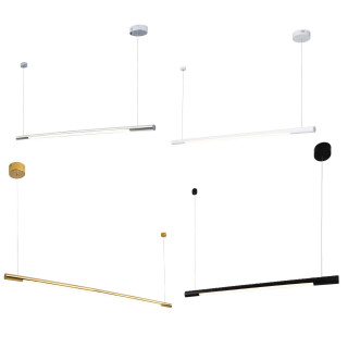 Maxlight ORGANIC duża lampa LED w formie podłużnego walca 26W