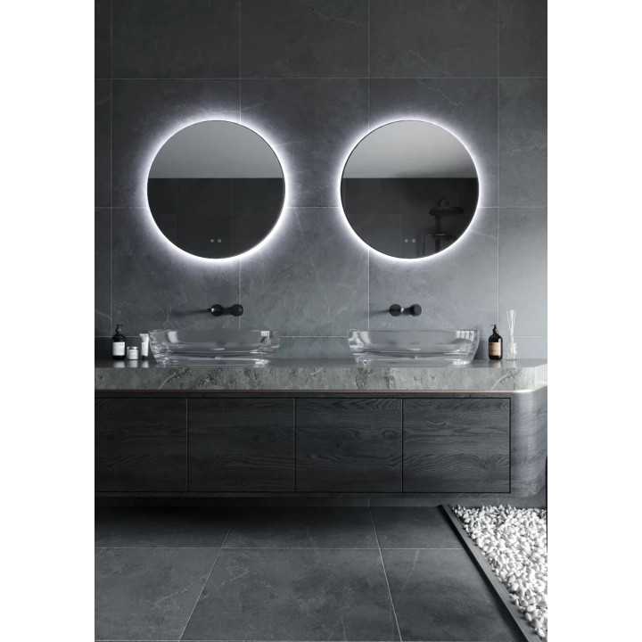MAXlight MIRROR W0387 okrągłe lustro LED 80cm IP44 3000K-5000K