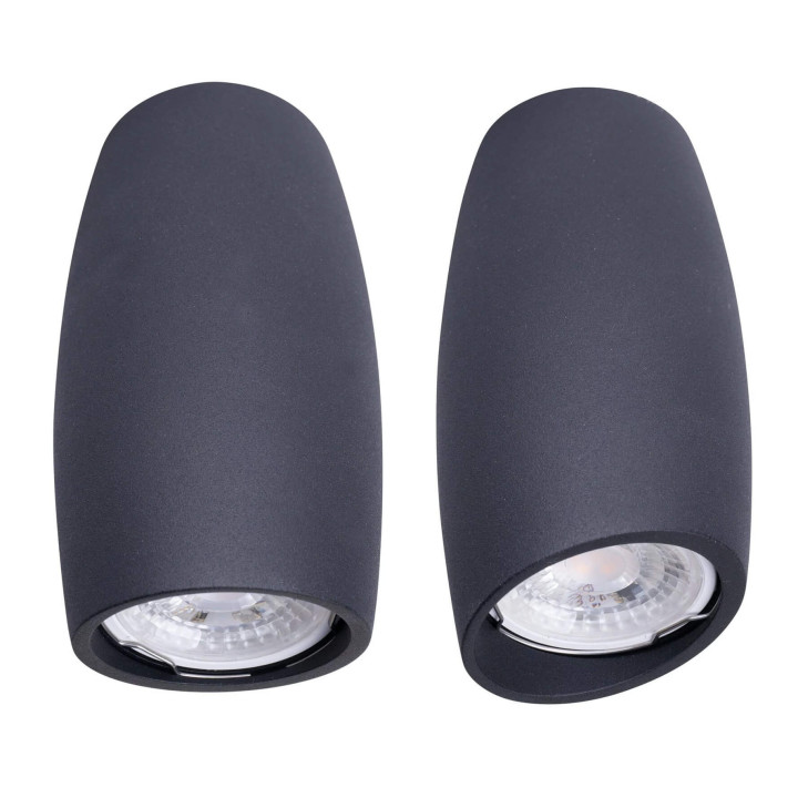Maxlight LOVE plafon sufitowy czarny na żar&oacute;wkę GU10 50W
