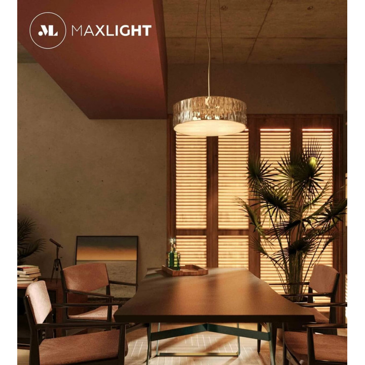 MAXlight DIAMANTE P0236, P0238 see the unique glass lamp