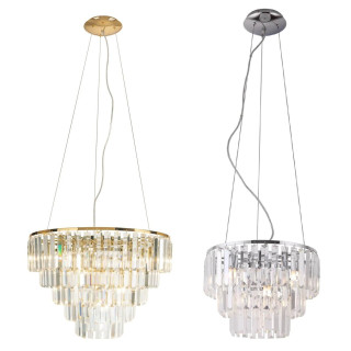 MAXlight MONACO lampa wisząca złota, chrom
