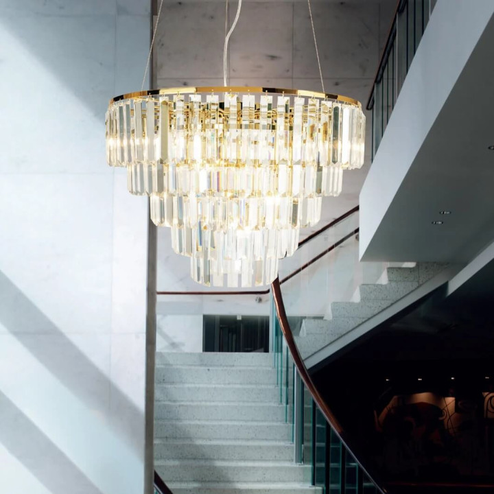 MAXlight MONACO pendant lamp gold, chrome