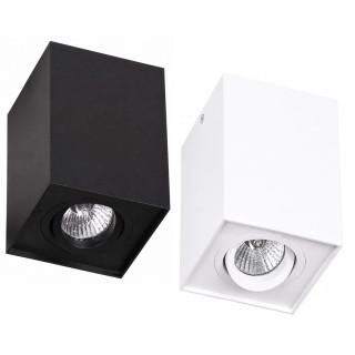 MAXlight Basic Square square ceiling fixture, white, black