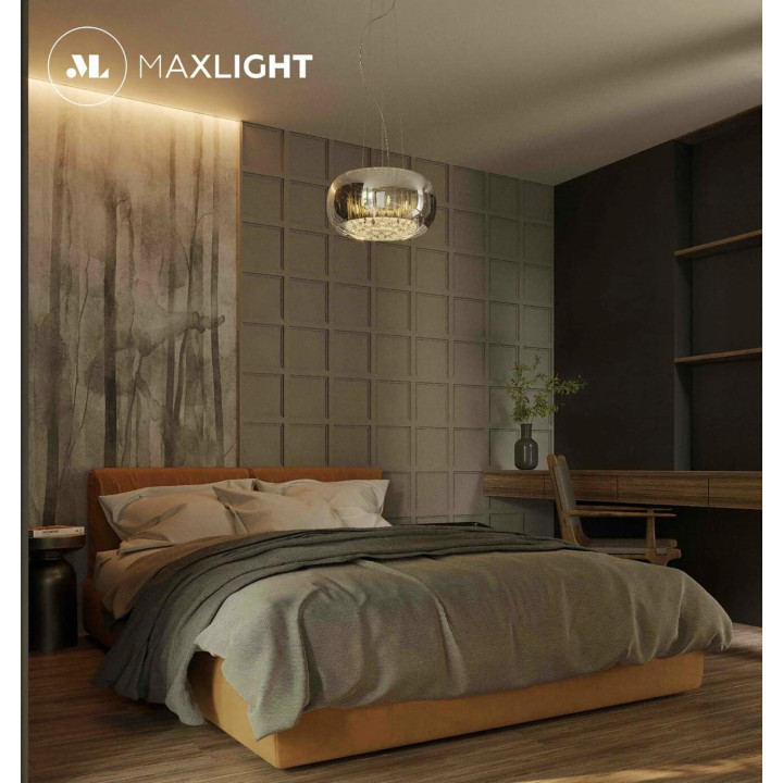 Oryginalna lampa sufitowa wisząca MAXlight MOONLIGHT duża 6xG9