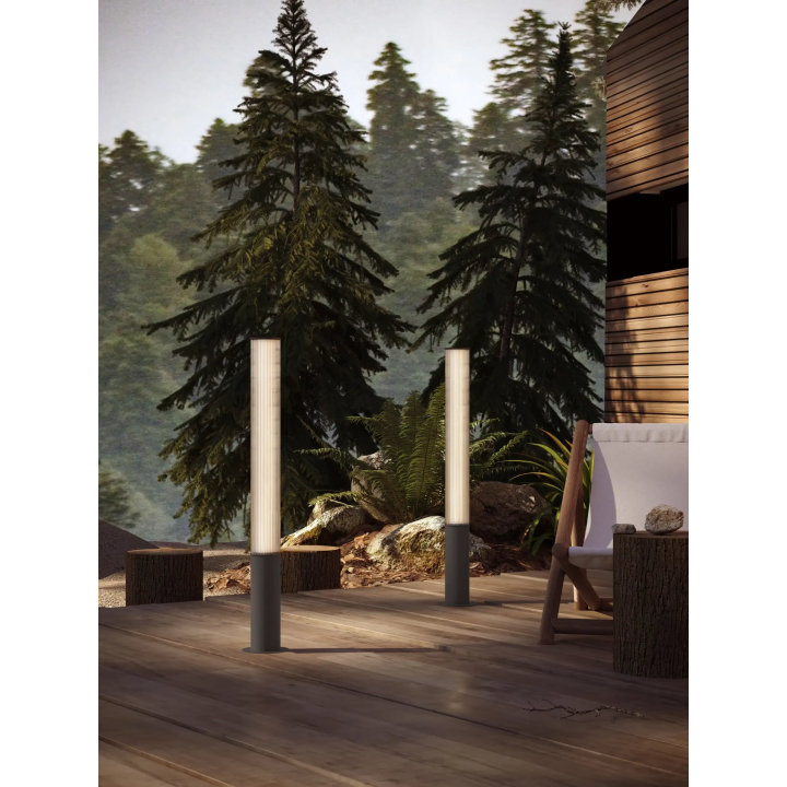 Maxlight GARDENIA F0064/5/6/7 LED garden bollard IP65 anthracite black