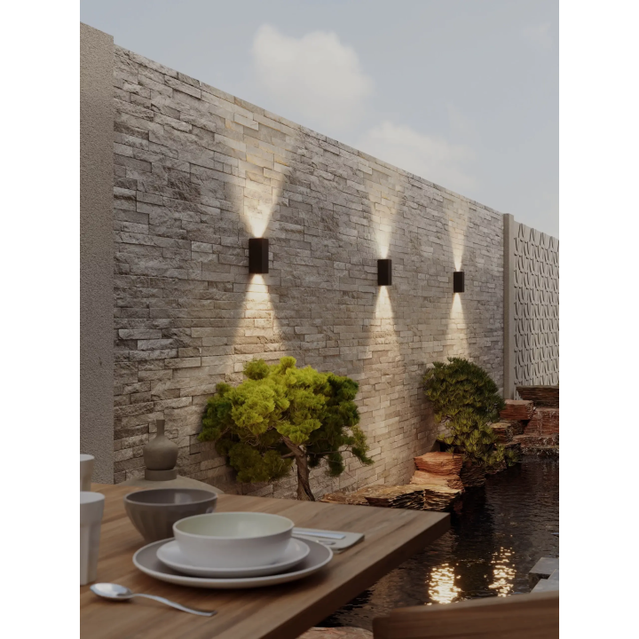 Maxlight ZERMAT W0467/8 LED outdoor wall light, up/down lighting, IP65