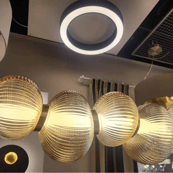 LUCES TANVERA LE45206/9 LED pendant lamp 30W gold, gray