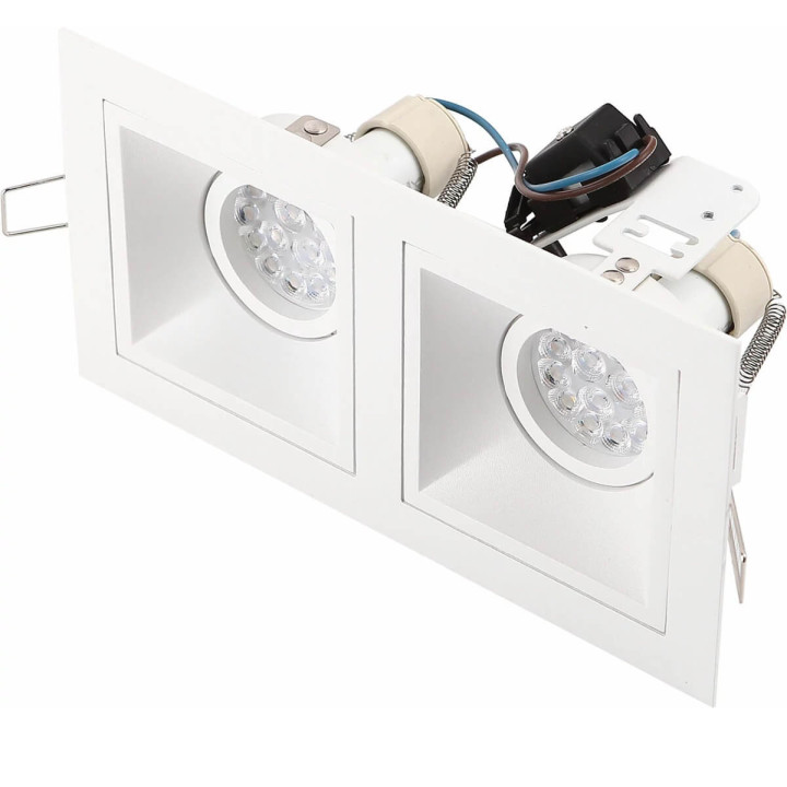 Maxlight HIT II podw&oacute;jna, oprawa wpuszczana 2xGU10 230V