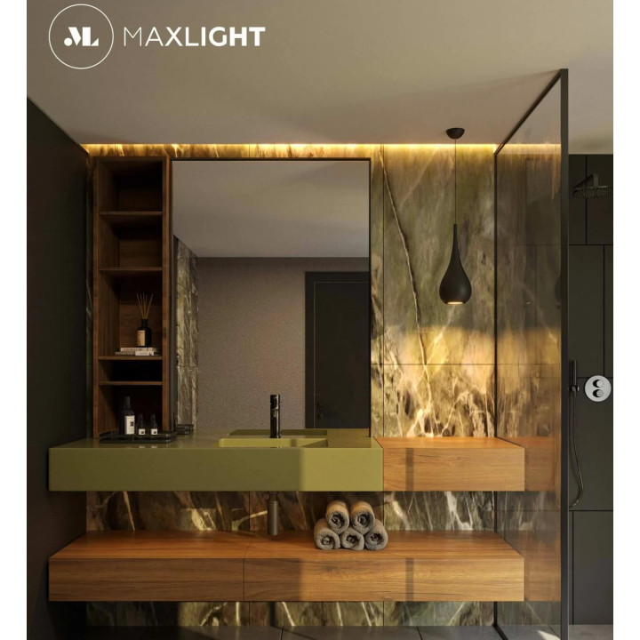 MAXlight Drop P0233 hanging lamp black E27
