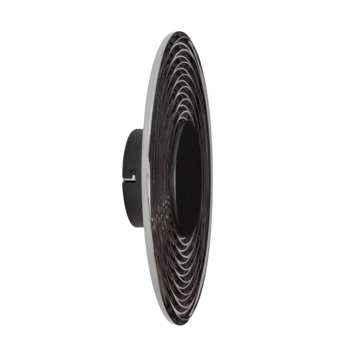 MAXlight LEONARDO W0474/5 kinkiet LED &Oslash;30cm szkło, czarny, złoty