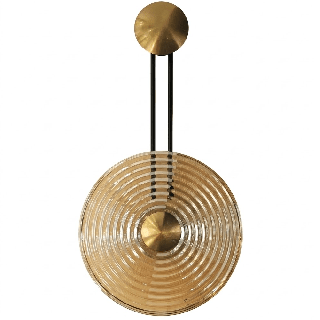 MAXlight SING W0473 decorative LED wall lamp &ndash; gold and glass
